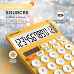 CATIGA 12 Digit Desktop Calculator Basic Desk Calculator - Image 6