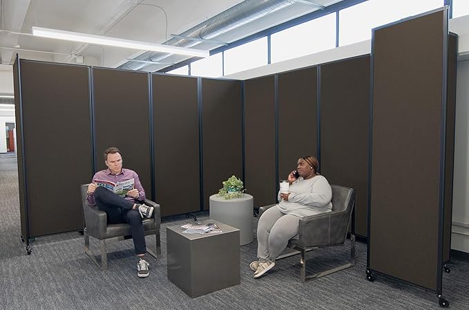 Versare Room Divider 360 Portable Wall Partition | Folding Panels | Large - Image 2