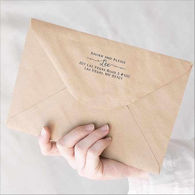PrettySweetParty Self Inking Return Address Stamp - Image 2