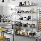Regal Altair 24" Deep x 54" Wide x 86" Height Wire Shelving Kit | 5-Tier | NSF - Image 7
