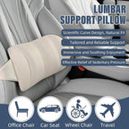 KAYI Lumbar Support Pillow for Car, Memory Foam Lumbar Pillow - Image 6