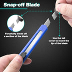24 Pack Box Cutter Retractable, Utility Knife - Image 3