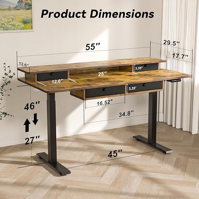 FiCiHi Adjustable Height Standing Desk - Image 3