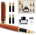 Wordsworth & Black Fountain Pen Gift Set, Includes Ink Bottle, 6 Ink Cartridges