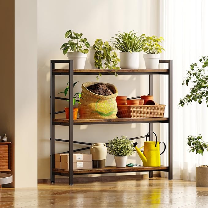 Book Shelf, 3 Tier Bookshelf 31.49" Width, Book Shelf Storage and Organization - Image 5