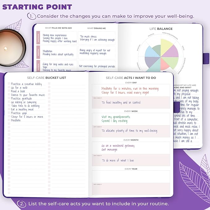 Clever Fox Self-Care Journal – Daily Reflection Notebook – Mental Health & - Image 2