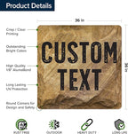 Custom Sign, Custom Street Sign, 11 Font Colors, 13 Font Styles, 4 Hole Options - Image 6