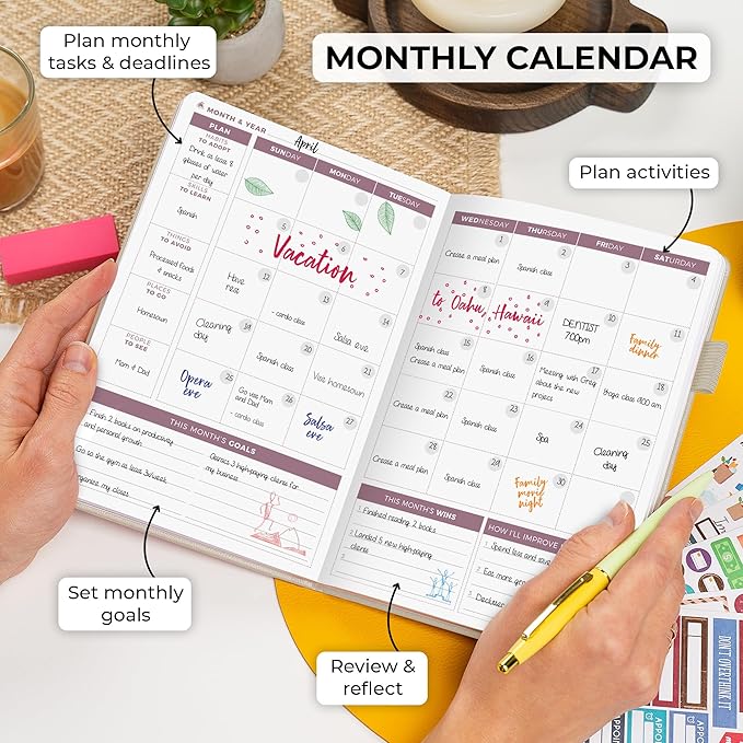 Clever Fox Planner 2nd Edition – Colorful Weekly & Monthly Goal Planner - Image 4
