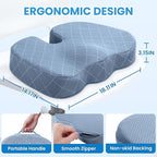 TushGuard Office/Car Seat Cushion, Non-Slip Sciatica & Back Coccyx Tailbone - Image 2