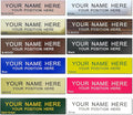 Personalized Office Name Plate 2"x10" Customize Wall Door Sign NamePlate by Icomecn