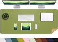 Leather Desk pad Protector, Large Desk mat by AFIING