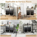 Happygrill 12-Drawer Rolling Storage Cart, Utility Cart - Image 7
