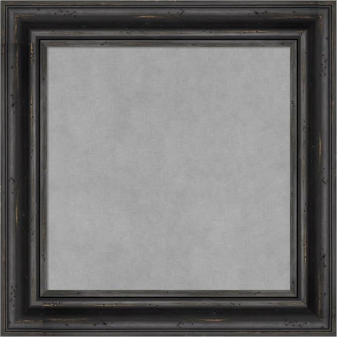 Amanti Art Black Framed Magnetic Board 21x21 Small Vision Board by AmantiArt