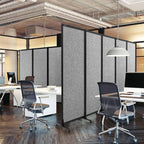 Upgrade Version Room Partition and Divider, Freestanding Rolling Dividers - Image 6