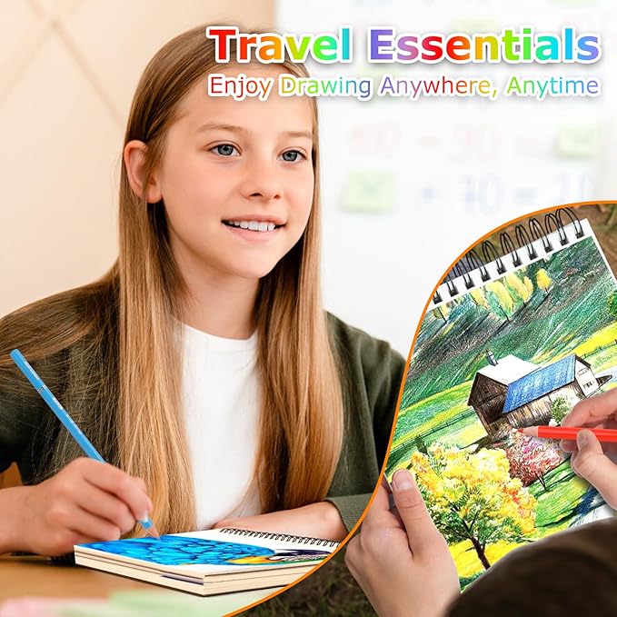 Drawing Pad for Kids, Sketch Pads 50 Sheets, Drawing Paper for Kid 9-12 - Image 5