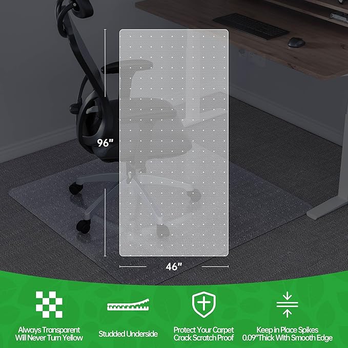 Office Chair Mat for Carpet - Image 7