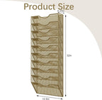 EasyPAG 10 Pocket Mesh Wall File Organizer, Hanging Paper Folder Holder - Image 9