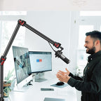 DImotliyor Overhead Camera Mount Desk Stand, 3-Section Flexible Detachable - Image 7