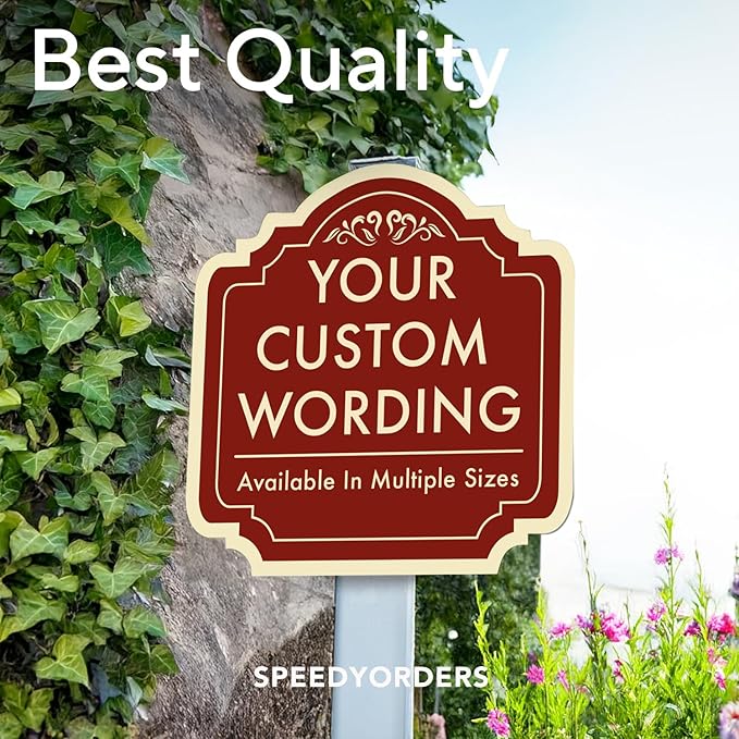Custom Decorative Outdoor Metal Sign - Image 8