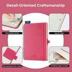 IN-LUXPRO Planner 2026 Daily Weekly and Monthly, 12 Months Spiral Bound - Image 6