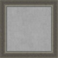 Amanti Art Silver Framed Magnetic Board 15x15 X-Small Vision Board by AmantiArt