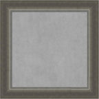 Amanti Art Silver Framed Magnetic Board 15x15 X-Small Vision Board by AmantiArt