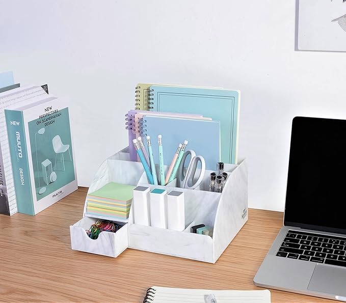 My Space Organizers Marble Desk Organizer - Image 6