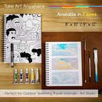 MEEDEN Mixed Media Paper Pad: 8" x 10" 112lb/165gsm Spiral Bound Mixed Media - Image 7