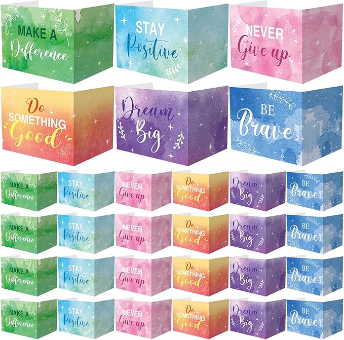 Honoson 24 Pcs Bulk Inspirational Privacy Folders by Honoson