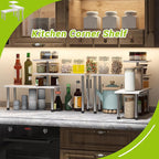 BMOSU Kitchen Corner Shelf Countertop Organizer - Image 2