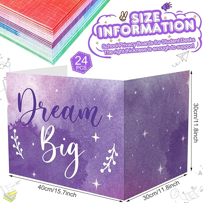 Honoson 24 Pcs Bulk Inspirational Privacy Folders - Image 2