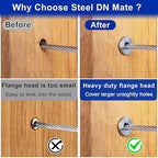Steel DN Mate 100 Pack Stainless Steel Protector Sleeves - Image 3