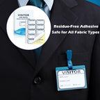 1 Pack Visitor Badges with Carbon Copy Visitor Stickers Letter Size Visitor Log - Image 7