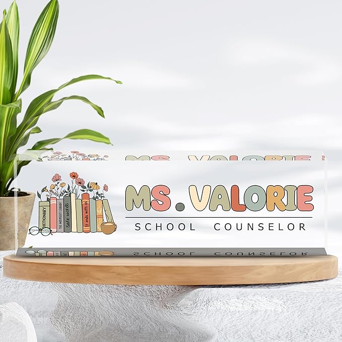 Personalized Name Plate for Desk, Custom Desk Name Plate, Acrylic Name Plate - Image 7