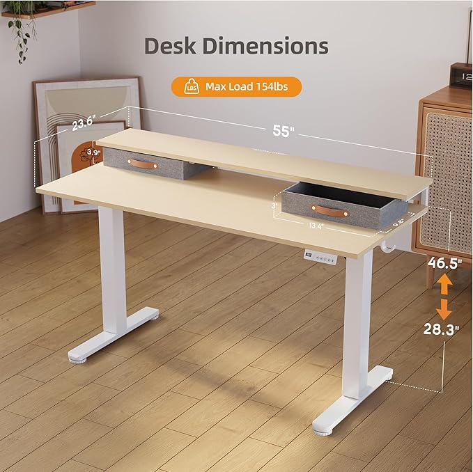 Claiks Electric Standing Desk - Image 3