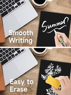 Kivsty 2 PCS Desktop Black Dry Erase Board - Image 2