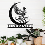 Dyoart Custom Phoenix Metal Sign | Personalized Last Name Signs | Phoenix Wall - Image 7