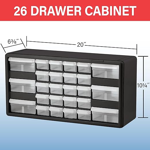 Akro-Mils 26-Drawer Plastic Drawer Storage Cabinet - Image 2