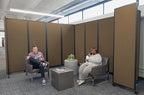Versare Room Divider 360 Portable Wall Partition | Folding Panels | Large - Image 2