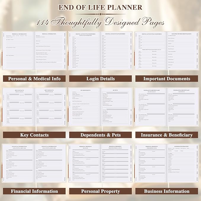 Lanpn End of Life Planner Death Organizer - Image 4