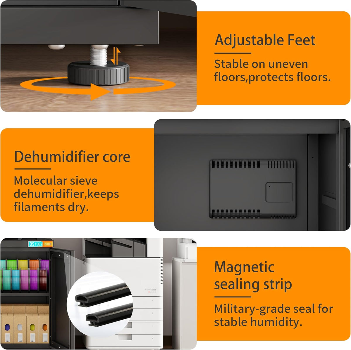Filament Moisture-Proof Storage Large 3D Printer Stand