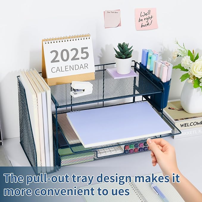 OPNICE Desk Organizer, 4-Tier Desktop File Organizer - Image 6