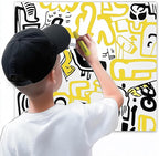 BIGTHUMB 3 Pcs Yellow Jumbo Permanent Markers: 15mm Wide Tip Thick Acrylic - Image 5