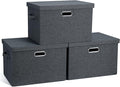 Graciadeco Large 17" 36 Quart Collapsible Stackable Storage Bins by GraciadecoStorage