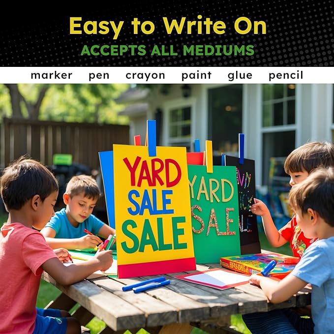 Hygloss Large Colored Poster Board 22x28 - Image 5