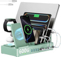 600w Charging Station for Multiple Devices, 15 in 1 Wireless Charger by SAIPKYGS