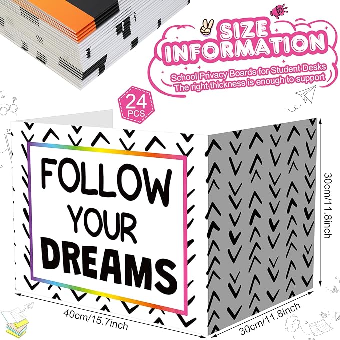 Honoson 24 Pcs Bulk Inspirational Privacy Folders - Image 2