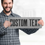 Custom Sign, Custom Street Sign, 11 Font Colors, 13 Font Styles, 4 Hole Options - Image 2