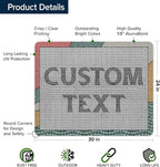 Custom Sign, Custom Street Sign, 11 Font Colors, 13 Font Styles, 4 Hole Options - Image 6