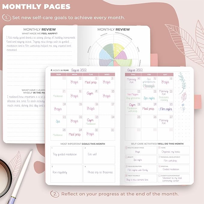 Clever Fox Self-Care Journal Pocket – Daily Reflection Notebook – Mental Health - Image 3